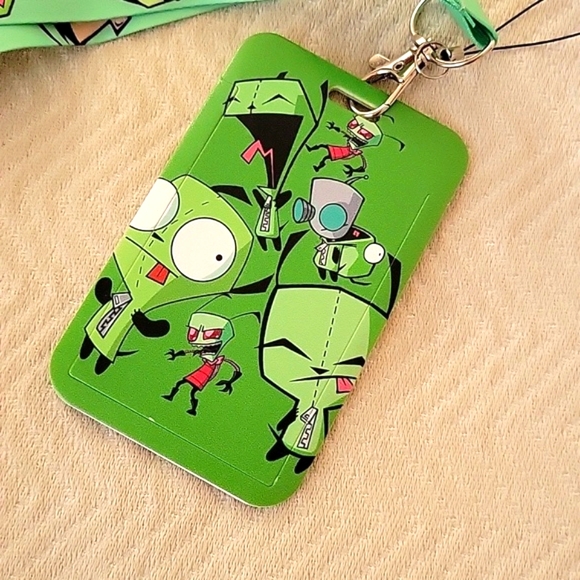 Invader ZIM Cartoon Keyfob, ID, Lanyard - Picture 2 of 5